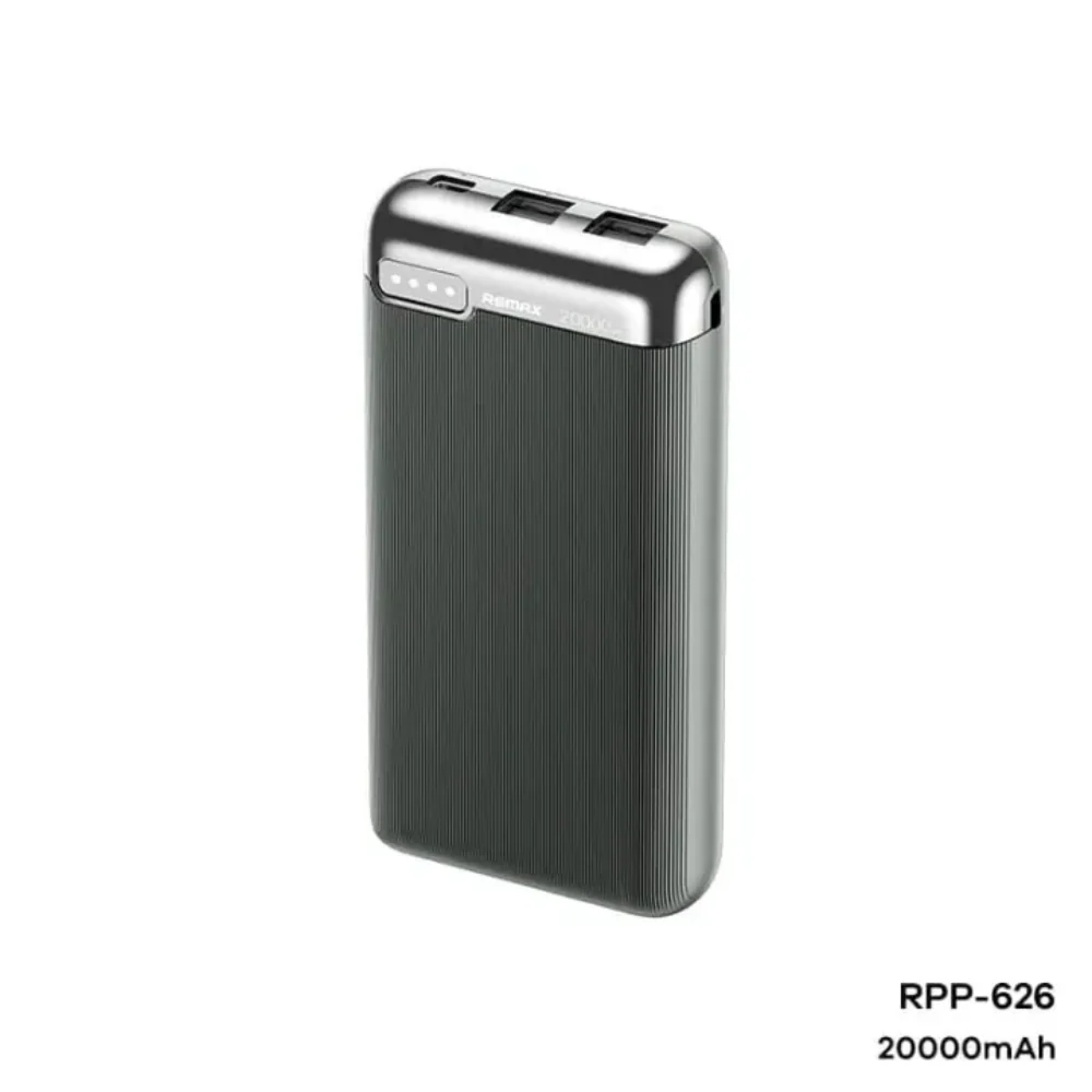 Remax RPP-626 20000mAh Power Bank - Gray Remax RPP-626 20000mAh Power Bank - Gray